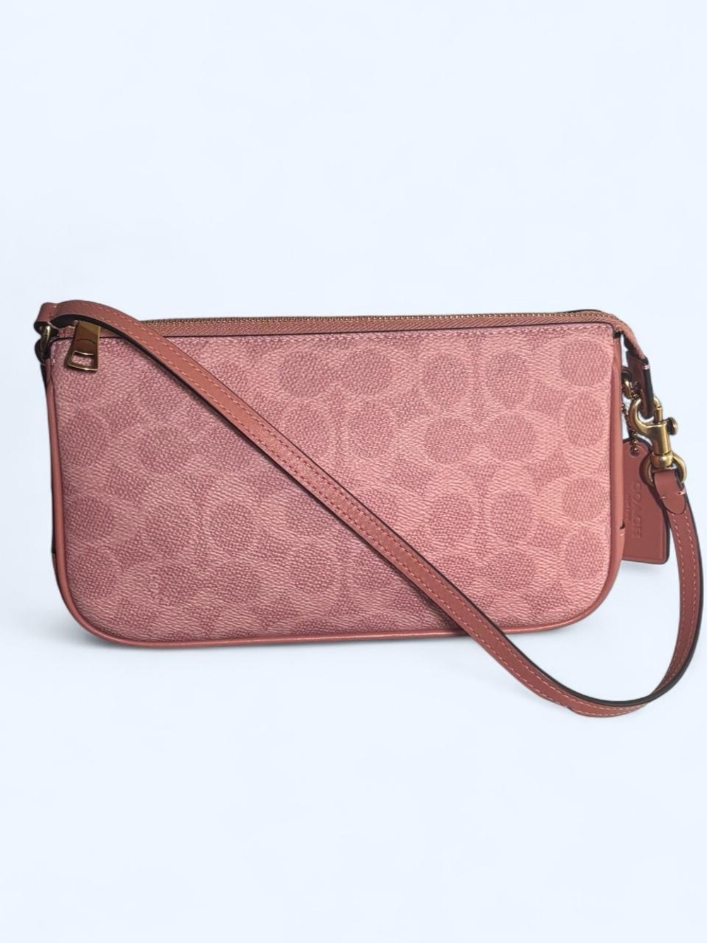 Coach Plaza - Melon w/ Brass Hardware